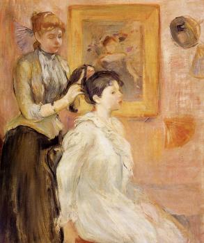 Berthe Morisot : The Hairdresser